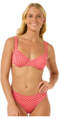 Rip Curl Womens Shell Cove D-DD Balconette 0NDWSW - Red