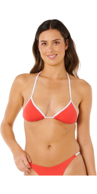 Rip Curl Mujer Clásico Surf Deslizante Triángulo Bikini Top 0SXWSW - Red