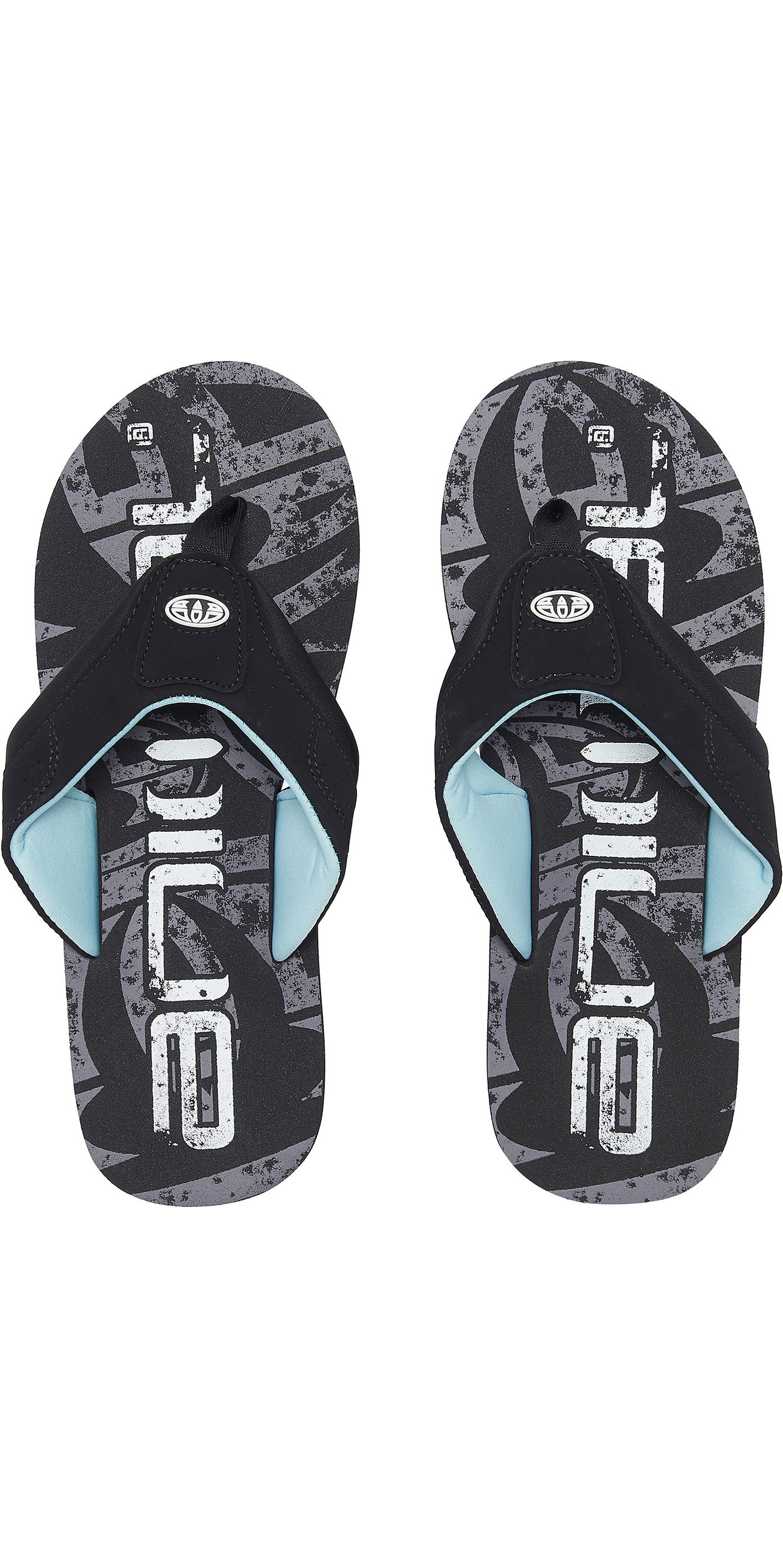 2019 Animal Mens Jekyl Logo Mens Flip Flops Black FM9SQ007 Accessories Footwear Wetsuit Outlet