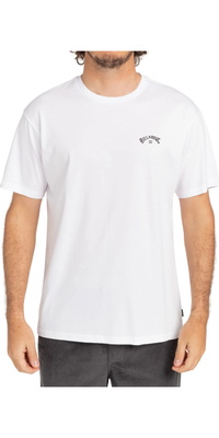 2026 Billabong Hombres Camiseta De Manga Corta Arch Wave C1SS65BIP2 - White