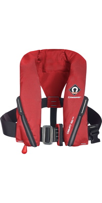 2026 Crewsaver Junior Crewfit 150N Chaleco Salvavidas Auto Con Arnés 9705RA - Red
