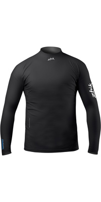 2026 Zhik Junior Long Sleeve Eco Spandex Rash Guard DTP-0063-K-BLK - Black