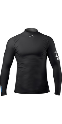 2026 Zhik Hombres Eco UPF50+ Spandex Lycra De Manga Larga DTP-0063 - Black
