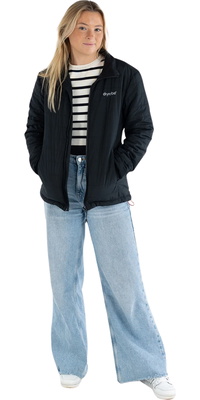 2026 Dryrobe Womens Mid Layer Packable Jacket W100-JCKT - Black
