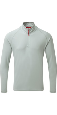 2026 Gill Hombres Uv Tec Cremallera Cuello Top Gris Uv009