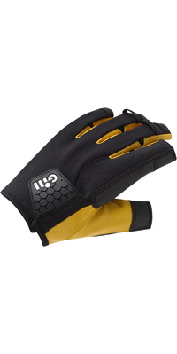 2026 Gill Pro Guantes De Navegación Con Dedos Cortos 7443 - Negro