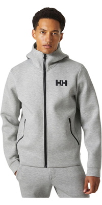 2026 Helly Hansen Hombres HP Ocean Sailing Full Zip Jacket 2.0 34264 - Grey Melange