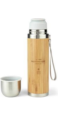 2026 Northcore Petaca De Bambú Y Acero Inoxidable Con Taza 360ml NOCO97B