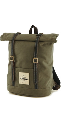 2026 Northcore Mochila De Lona Encerada NOCO118 - Olive Green