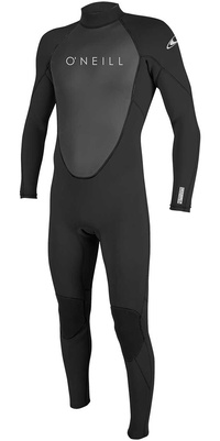2025 ONeill Hombres Reactor II 3/2mm Back Zip Neopreno 5040 - Black