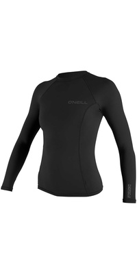 2026 Oneill Camiseta De Manga Larga Thermo-x 5025 Para Mujer - Negra