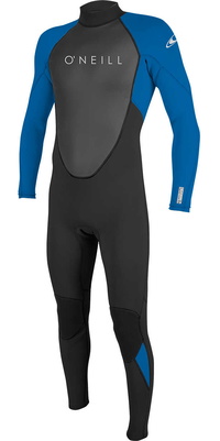 2025 ONeill Youth Reactor II 3/2mm Back Zip Neopreno 5044 - Black / Ocean