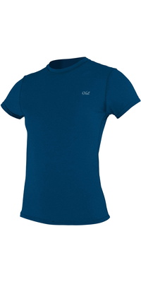 ONeill Mujer Blueprint Camiseta De Manga Corta Rash Tee 5466 - Deep Sea
