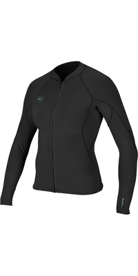 2026 Oneill Mujeres Reactor Ii 1.5mm Front Zip Chaqueta De Neopreno 5294 - Negro