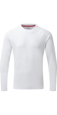 2026 Gill Hombres Manga Larga Uv Tec Tee Blanco Uv011