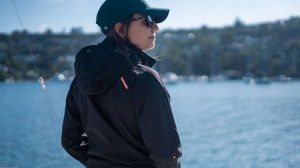 Woman in the INS200 jacket