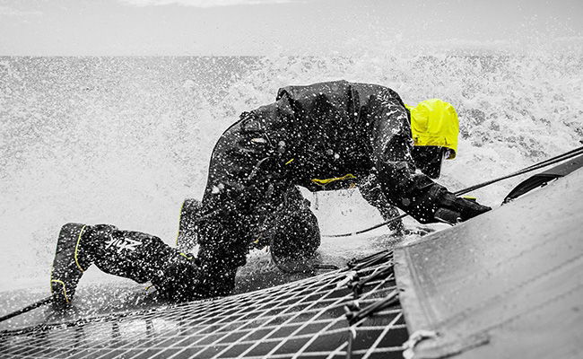 sailor in storm