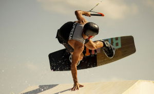 Man riding the Co-Pilot Cable Wakeboard from Ronix