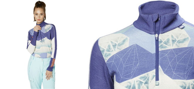 Helly Hansen Ladies Lifa 1/2 Zip Merino Crew Base Layer