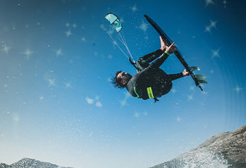 Kitesurfistas