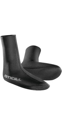 2024 O'neill Calor 3mm Calcetines De Neopreno 0041 - Negro