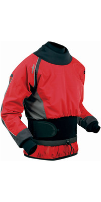 2024 Nookie Turbo Whitewater Jacket LAVA RED / CHARCOAL GREY JA10