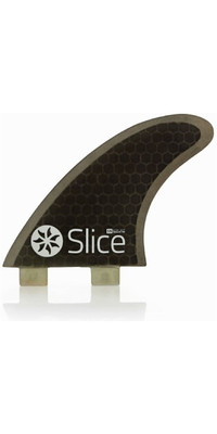 2024 Slice Ultralight Hex Core S5 FCS Compatible Surfboard Fins SLI-02 - Black