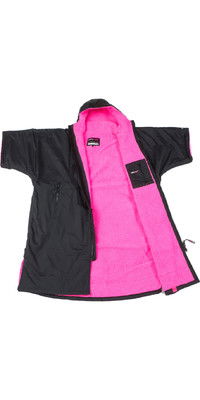 2023 Dryrobe Advance Cambio De Manga Corta Robe DR100 - Black / Rosa