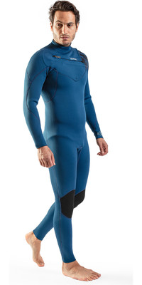 2024 Gul Mens Response Echo 3/2mm Chest Zip Wetsuit RE1327-C1 - Navy / Nucamo