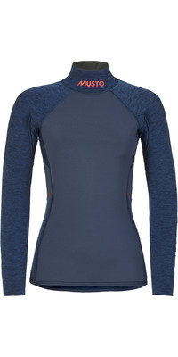 2024 Musto Womens Flexlite Alumin 3.0 Long Sleeve Top 82083 - Midnight Marl