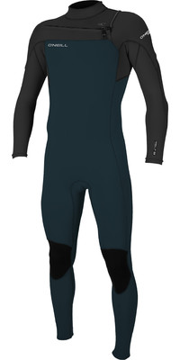 2024 O'Neill Mens Hammer 3/2mm Chest Zip Wetsuit 4926 - Slate / Black