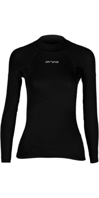 2024 Orca Mujer Camiseta Interior De Neopreno De Manga Larga MAZ4TT01 - Black