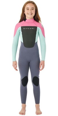 2023 Rip Curl Junior Omega 3/2mm Back Zip Wetsuit 114BFS - Pink