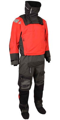 2024 Typhoon PS440 Hinge-Entry Drysuit 100183 - Red / Grey