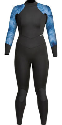 2023 Xcel Womens Axis 5/4mm Back Zip Wetsuit WN54AXG0 - Black / Tie Dye