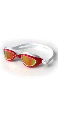 2024 Zone3 Attack Gafas De Natacin Sa18go - Rojo / Blanco