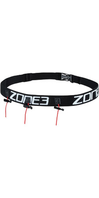 2024 Zone3 Ultimate Cinturn Con Dorsal Y Trabillas Para Gel Ra18rbgl112 - Negro / Rojo