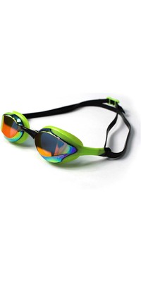 2024 Zone3 Volare Streamline Racing Gafas De Natacin Sa18gogvo - Lente De Espejo / Verde / Negro