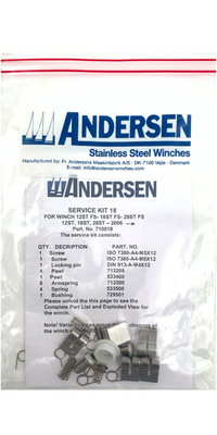 2024 Andersen Kit De Servicio 12ST 18ST 28ST 34ST RA710018