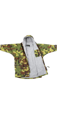 2024 Dryrobe Junior Advance Long Sleeve Change Robe V3 V3KSLSDA - Camo Grey