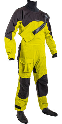 2024 Gul Junior Dartmouth Eclip Zip Drysuit GM0389-B9 - Sulphur / Black