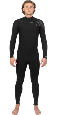 2024 Gul Mens Response Echo 3/2mm Chest Zip Wetsuit RE1327-C1 - Black / Contour Camo