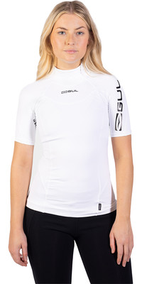 2024 Gul Womens Recore Short Sleeve UV Rashguard RG0330 - White