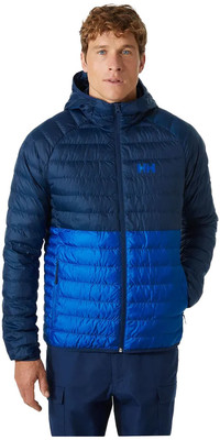 2024 Helly Hansen Hombres Banff Chaqueta De Vela Con Capucha Insulator 63251 - Cobalto 2.0