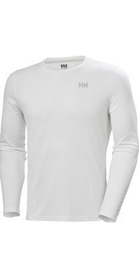 2024 Helly Hansen Mens HH Lifa Active Solen Long Sleeve Base Layer 49348 - White