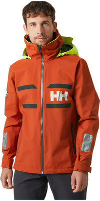 2023 Helly Hansen Hombres Salt Navigator Chaqueta 30298 - Canyon