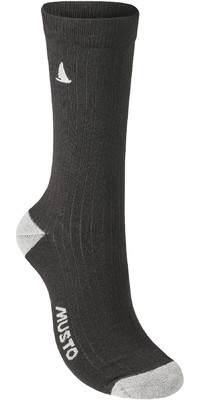 2023 Musto Mens Marina 2 Pack Socks 86105 - Navy / Black