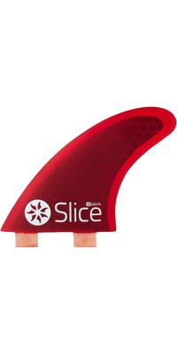 2024 Northcore Slice Ultra Light Hex Core S3 FCS Compatible Surfboard Fins SLI-01 - Red