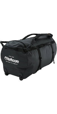 2024 Northcore Wheeled Duffle Bag 110L NOCO123DC - Black / White