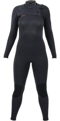 2024 O'Neill Dames Hyperfreak+ 3/2mm Borst Ritssluiting Wetsuit 5348 - Black